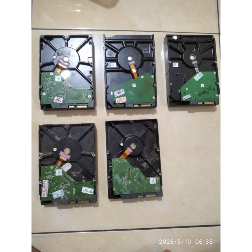 Borongan 5 PCS HDD Rusak 2TB & 1TB WD / Seagate | Khusus Teknisi | Non Garansi