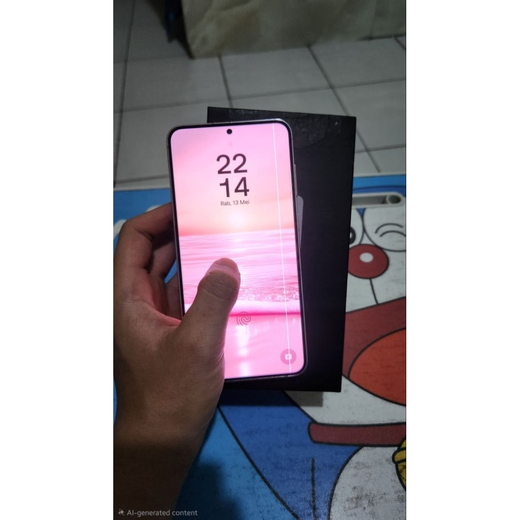 Samsung S23 Plus 256GB Lavender Mulus Minus
