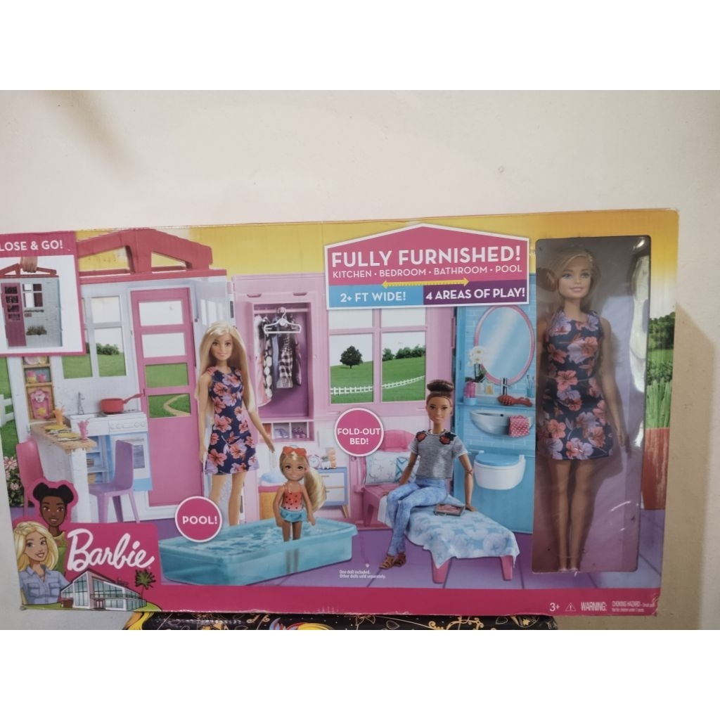 barbie sett rumah barbie