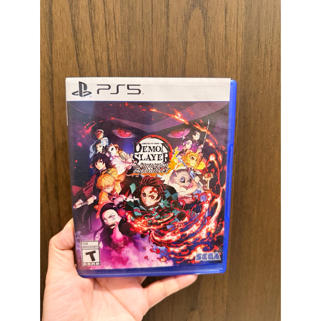 Kaset Disc PS5 second bekas preloved Demon Slayer The Hinokami Chronicles mulus bagus