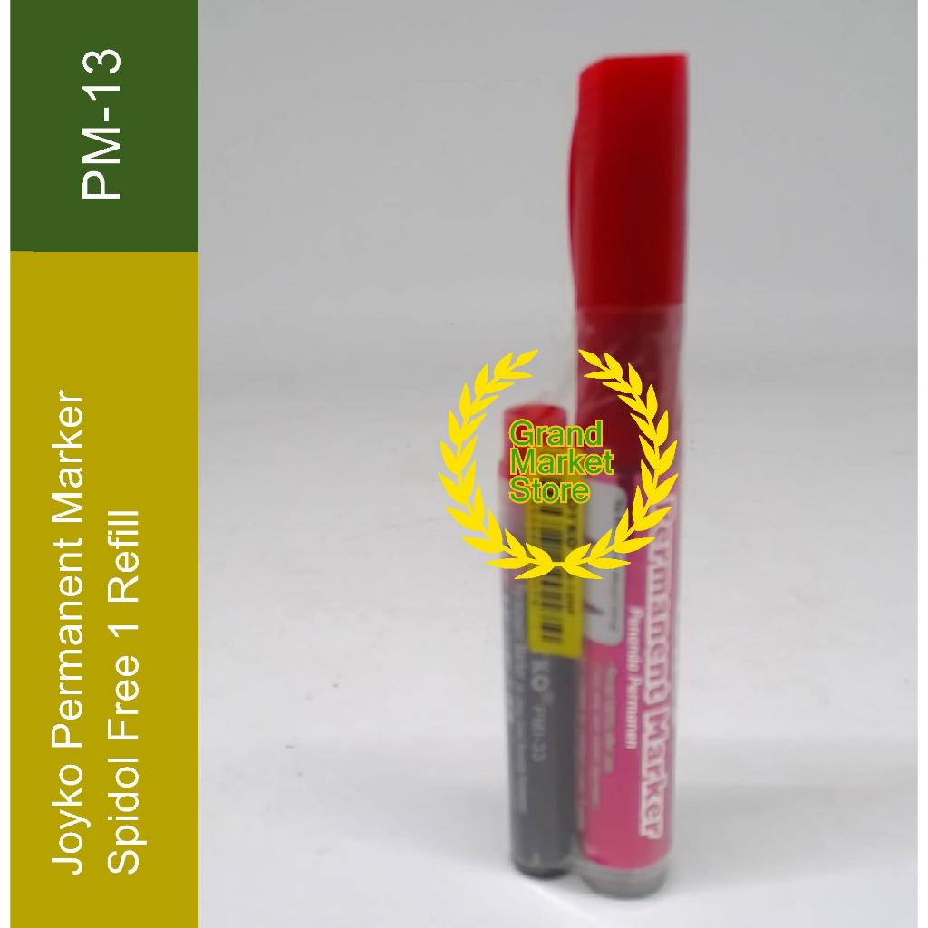 Joyko Permanent Marker Permanent PM-13 Free 1 Refill PMI-33