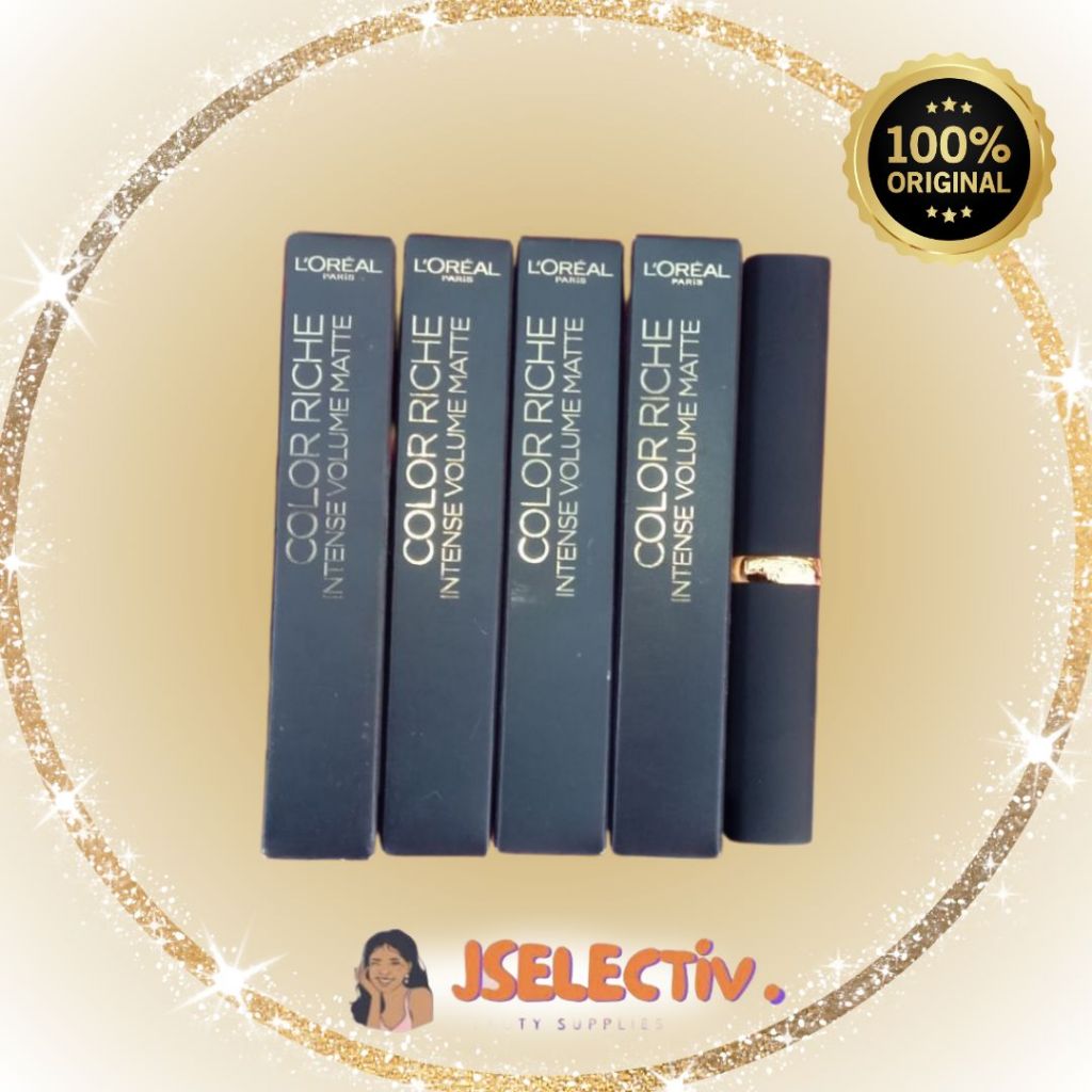 LOREAL PARIS LIPSTICK - INTENSE VOLUME MATTE SHADE LENGKAP // JSELECTIV X JHON KOSMETIK // LIPSTIK B
