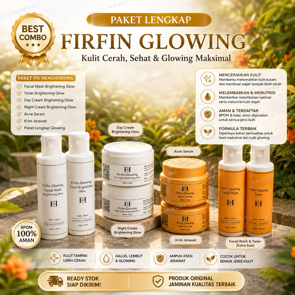 PAKET FIRFIN GLOWING BPOM ORIGINAL LENGKAP