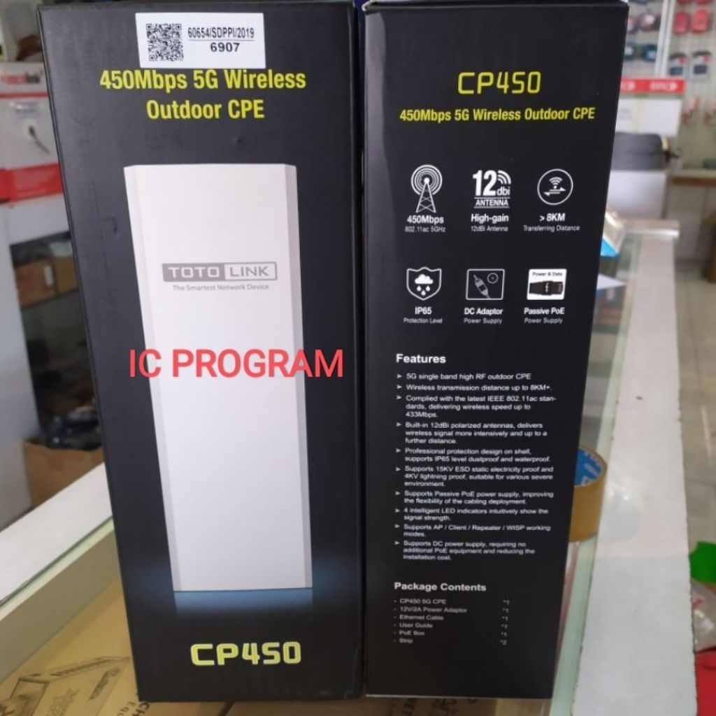 IC PROGRAM TOTOLINK CP450 5Ghz