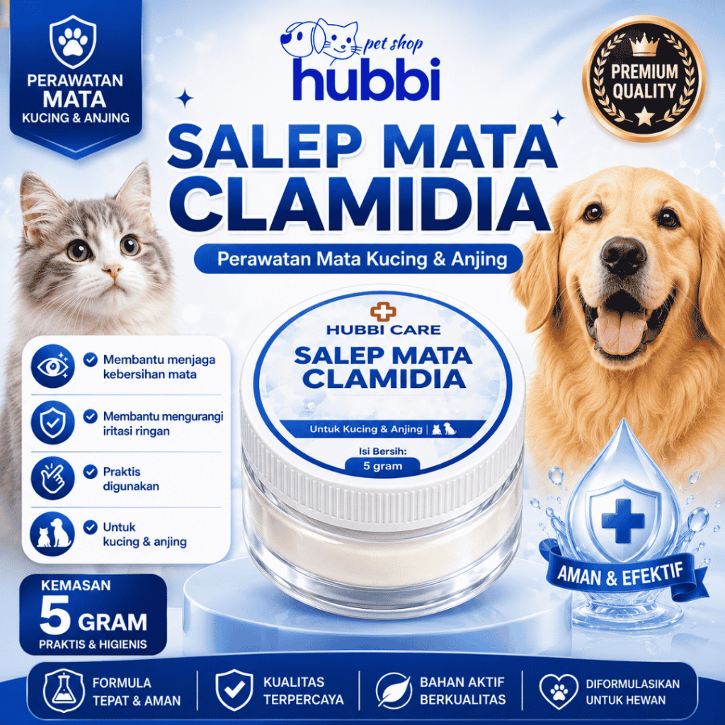 Obat Mata Kucing Clamidia - Salep Mata Kucing dan Anjing | Obat Mata Hewan Bernanah, Bengkak, Berair