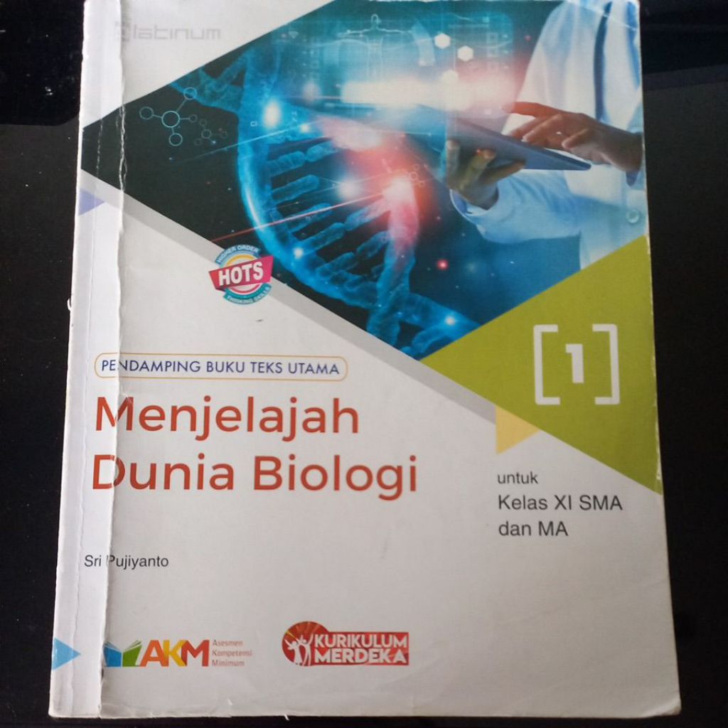 Menjelajah Dunia Biologi - TIGA SERANGKAI (Buku Paket Kelas 11 SMA/MA Kurikulum Merdeka 100% Orginin