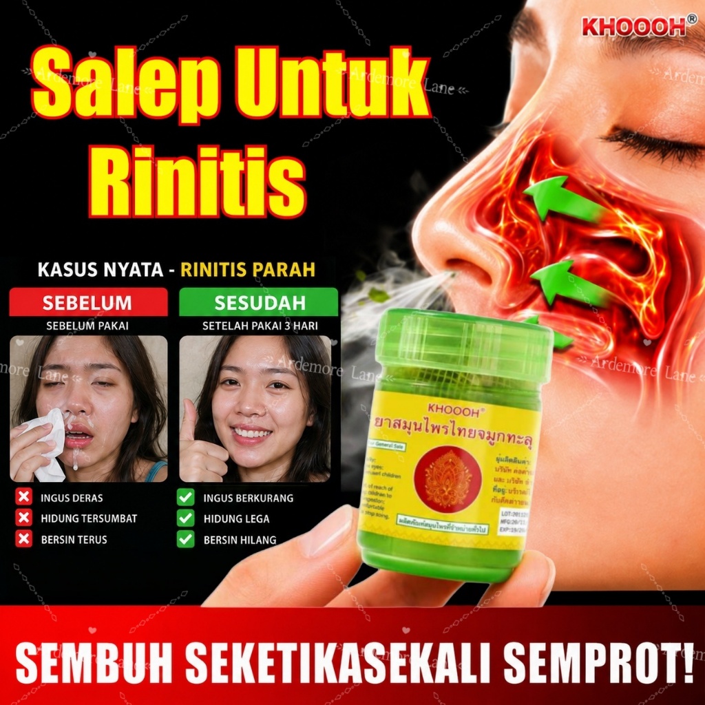 Inhaler hidung inhaler thailand obat sinus Fresker hidung tersumbat Pembersih hidung sinusitis obath
