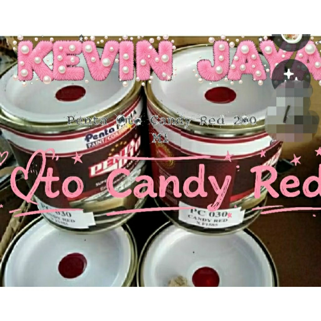 Penta Oto Pu Candy Red PC 030 200Ml