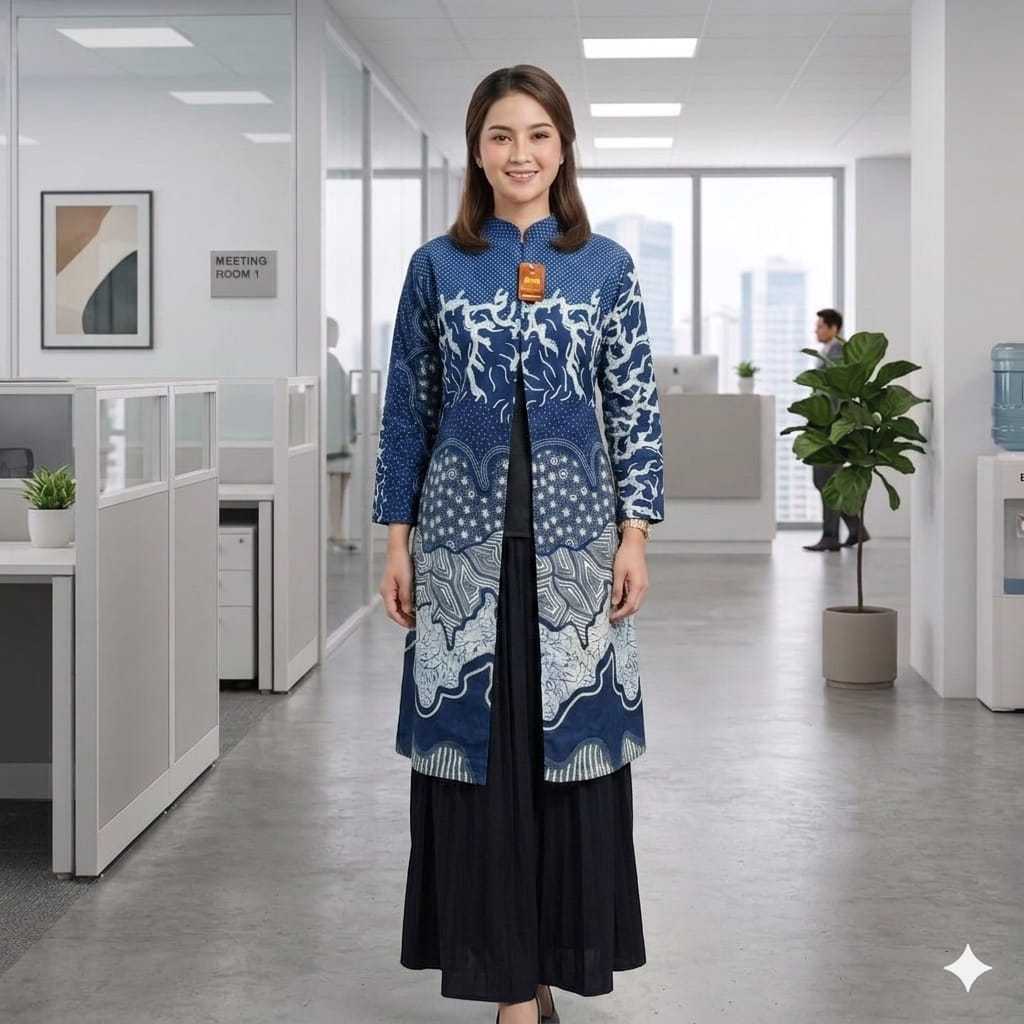 Atasan Tunik Wanita model Ballero Bahan Katun MK