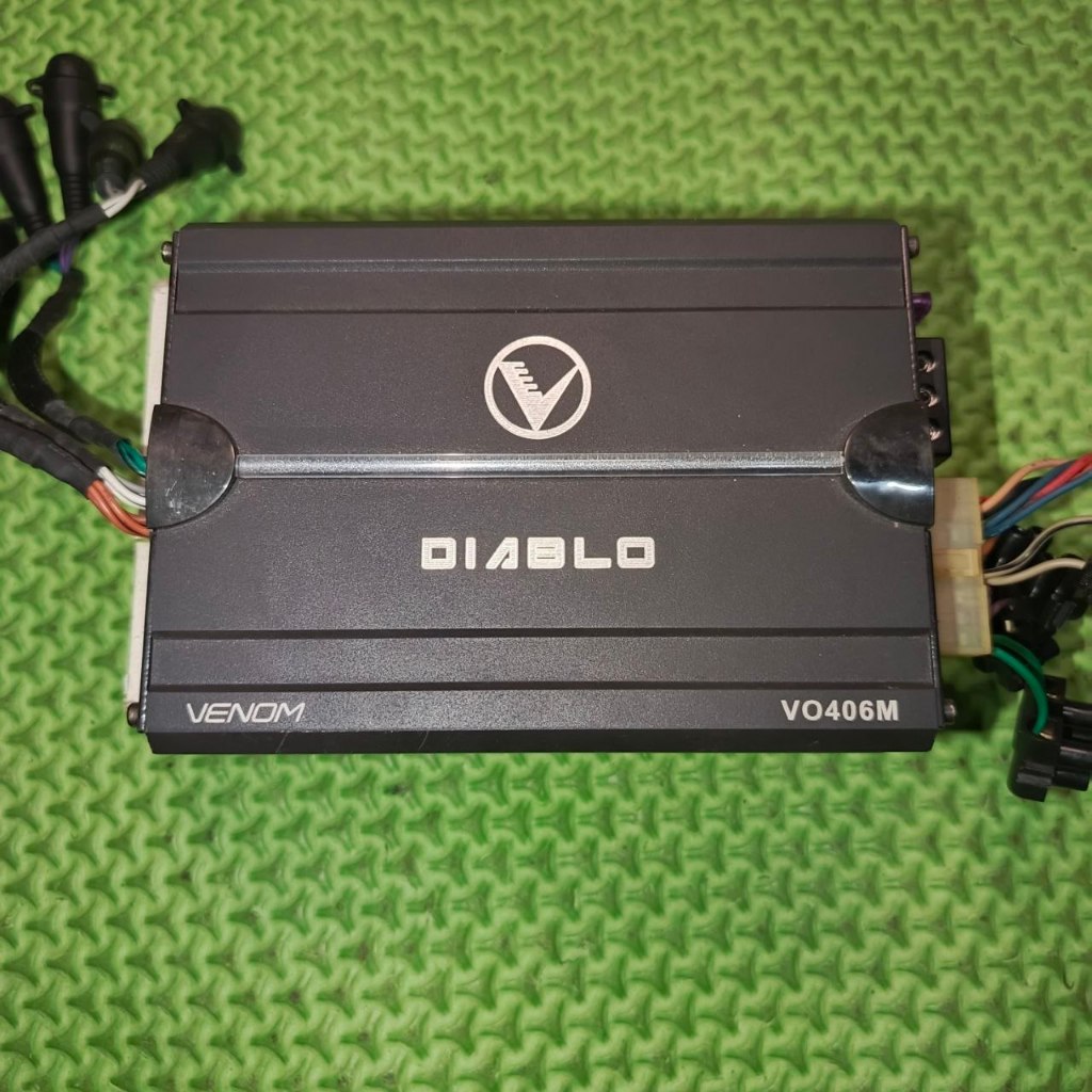 Power Venom Diablo 4 Channel Tipe VO406M | Power Amplifier Subwoofer Speaker | Kondisi Bekas