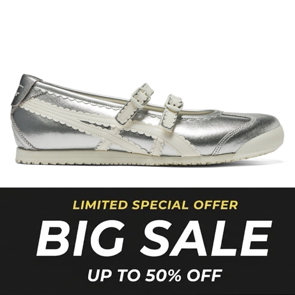 Onitsuka Tiger Mexico 66 Ballerina Silver Cream Women’s Original