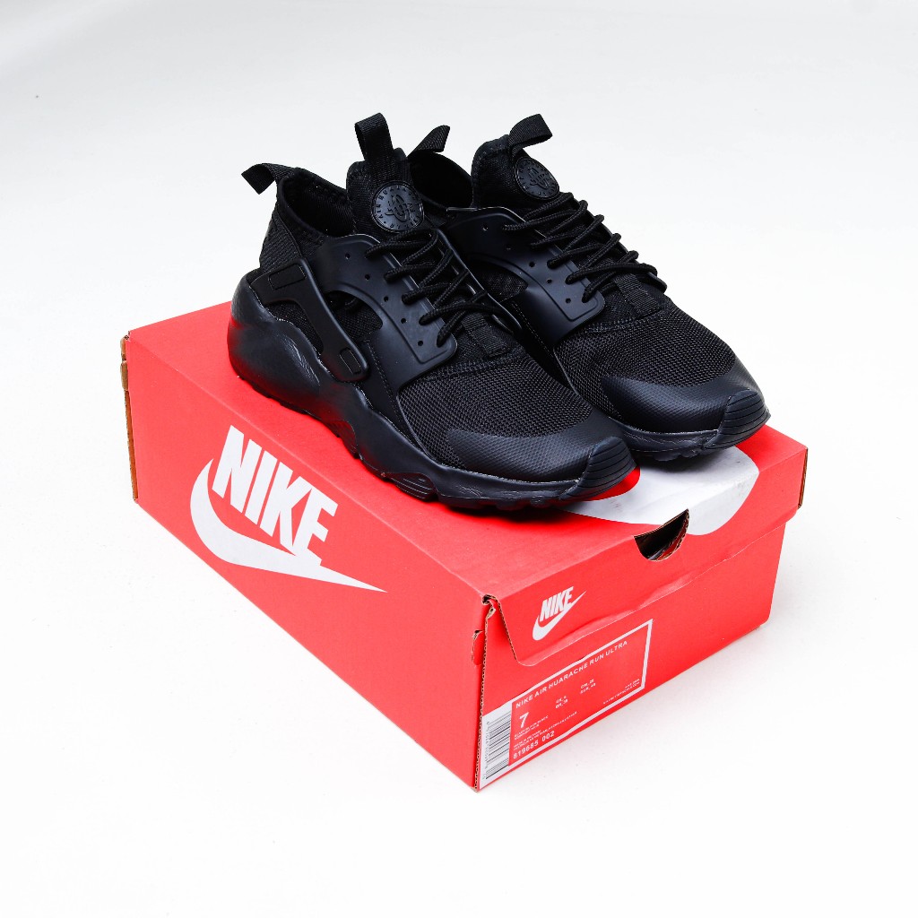 (SLKCK) Sepatu Sneakers Nike Huarache Triple Black