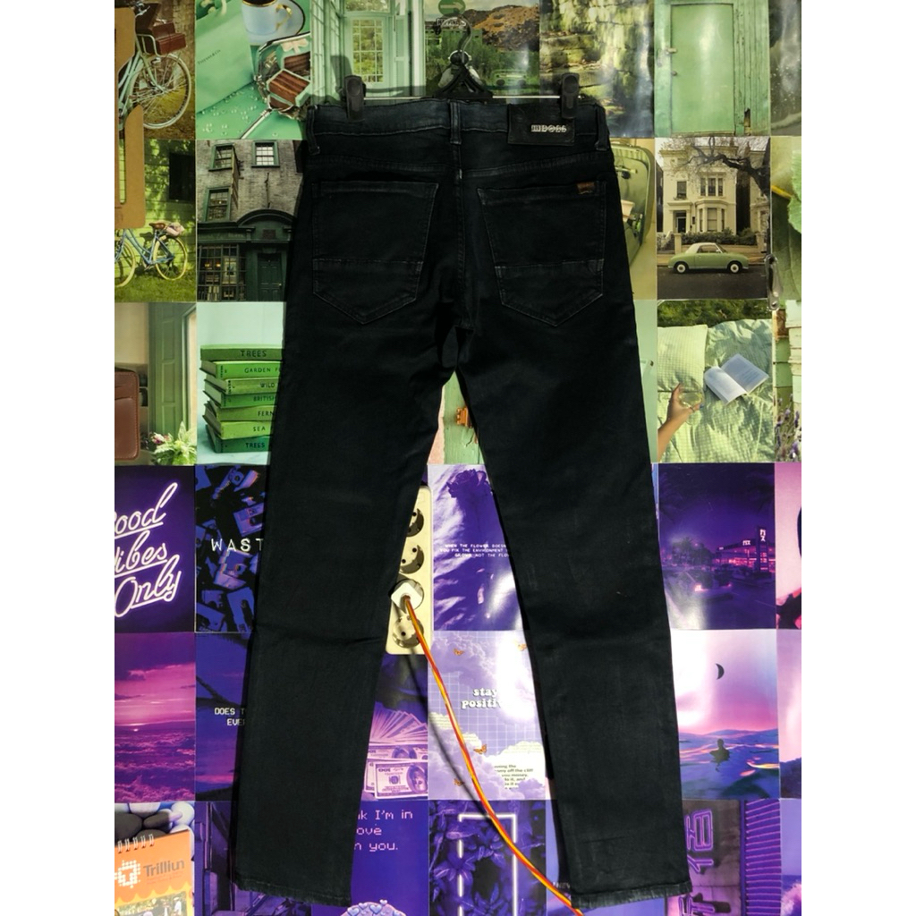 Hugo Boss Navy Black Jeans Size 28 Preloved