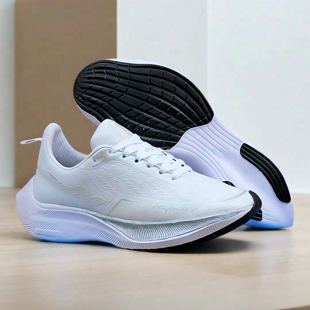 NUEVO Velocity Sepatu Olahraga Pria Sneakers Running Gym Ringan Nyaman