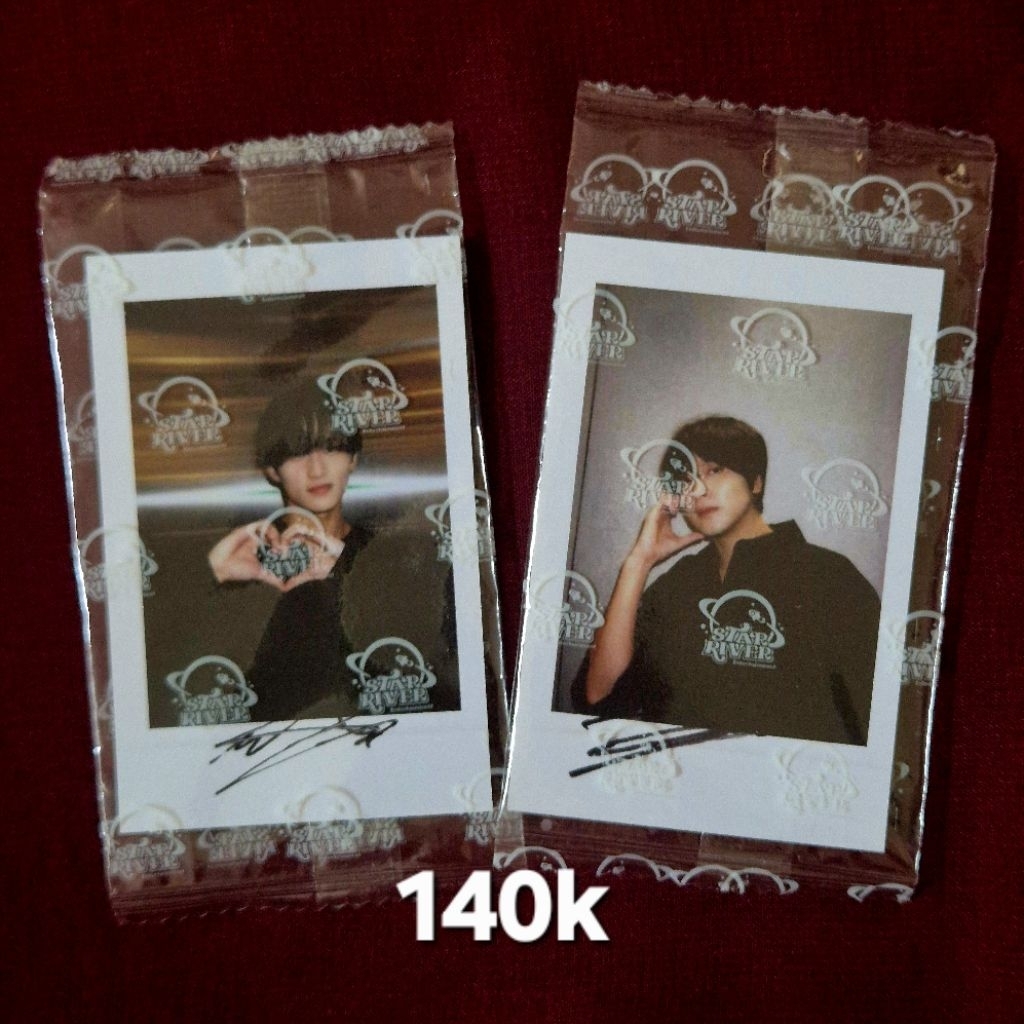 SIGNED POLAROID NCT HAECHAN MARK OFFICIAL STARRIVER BEAT IT UP