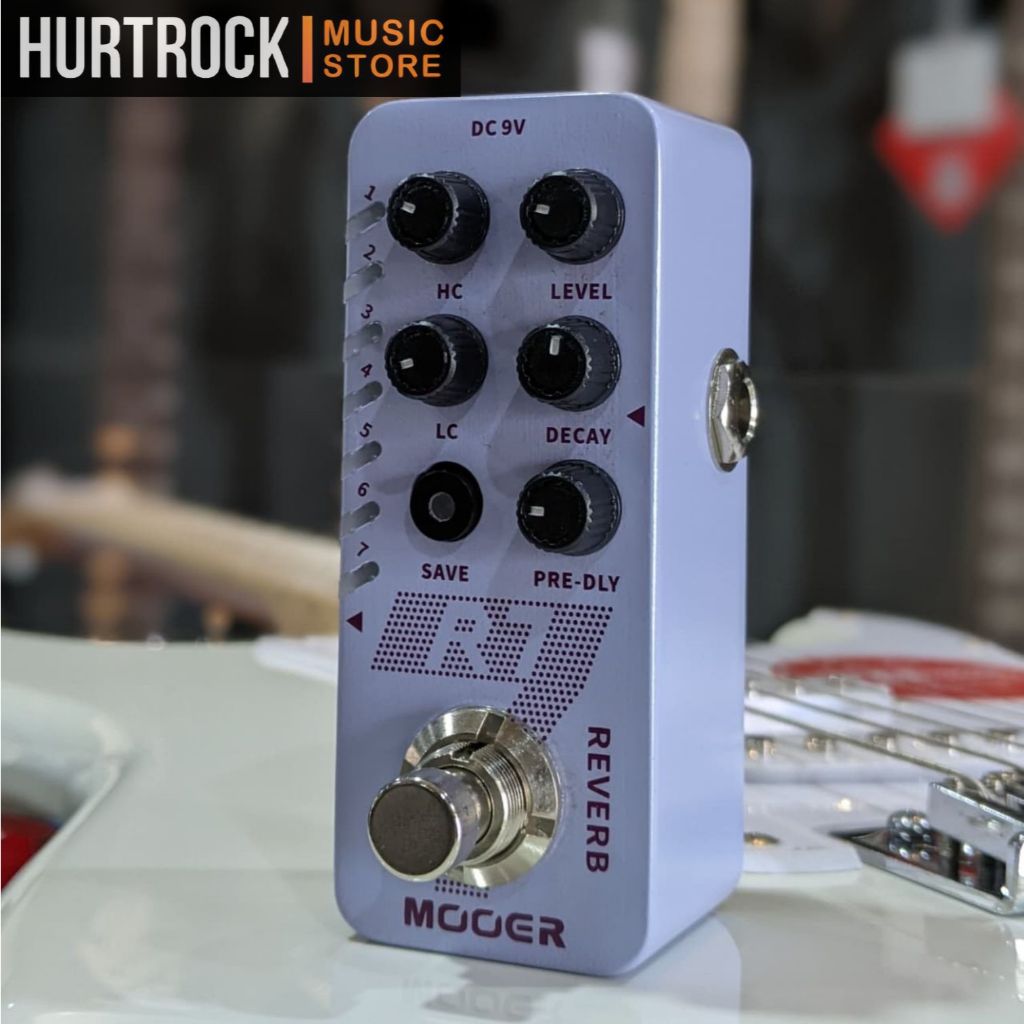 Mooer R7 Reverb Mini Versatile Reverb Digital Pedal