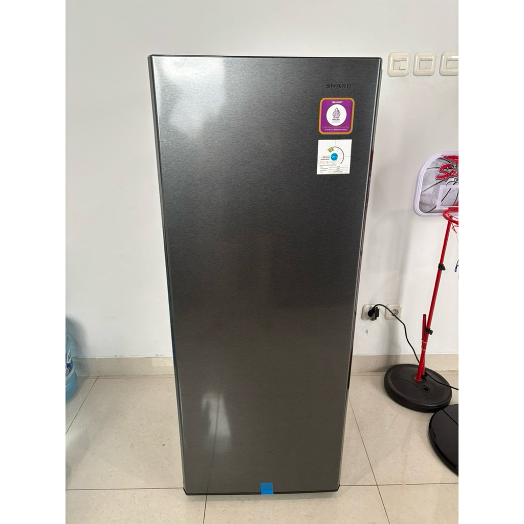 Kulkas freezer SHARP FJM 198 AHS FJ-M198A-HS 8 rak - BEKAS - Bekas simpan asi saja