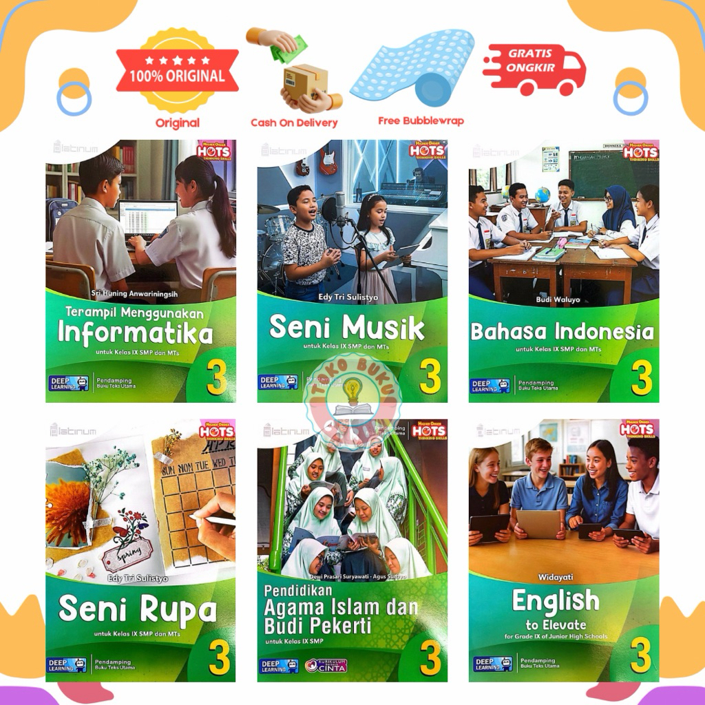 Buku Platinum Kelas 9 SMP Deep Learning Penerbit Tiga Serangkai
