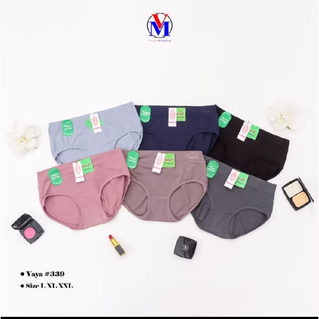 12 PCS (1 LUSIN) VAYA CELANA DALAM WANITA ART 339 (VAYA SOFT)