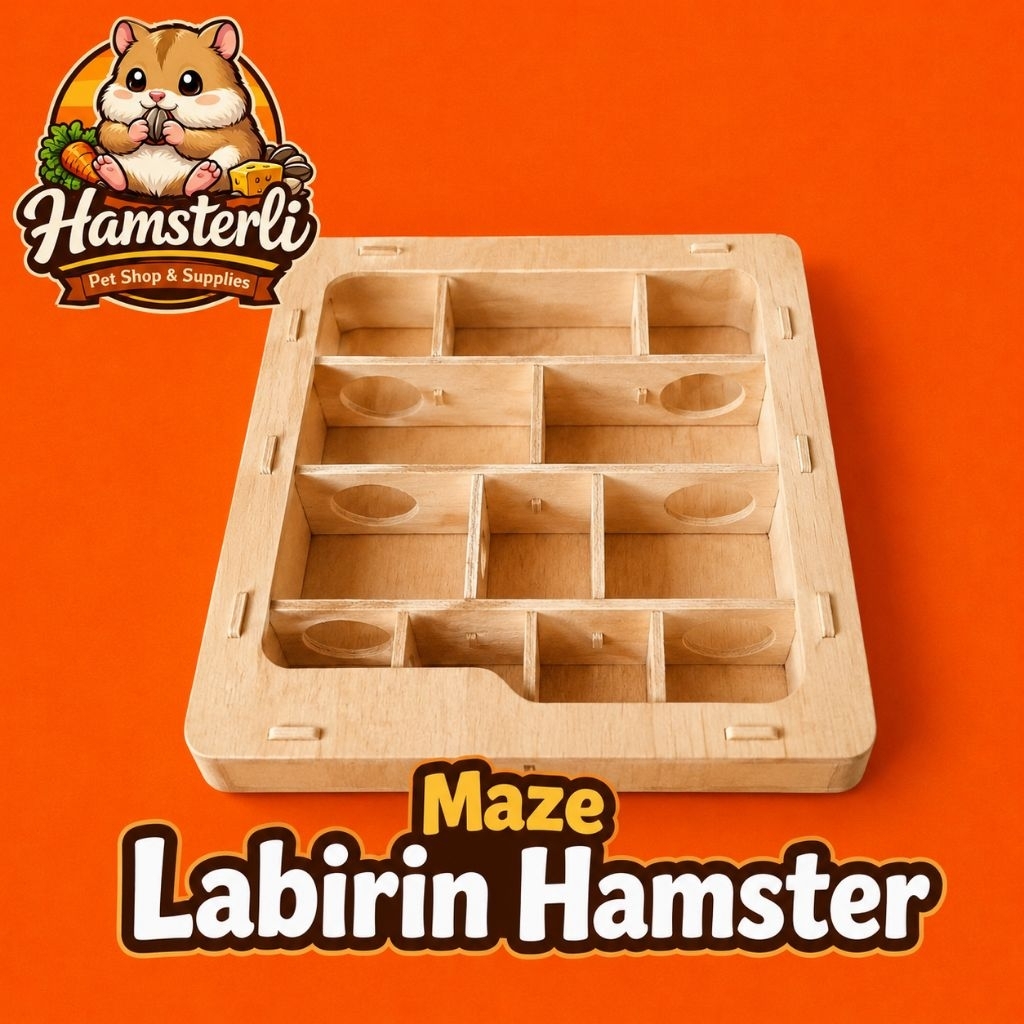 Maze Labirin Hamster - Mainan  Exercise Hamster - Terowongan Maze hamster - Mainan Labirin Hamster