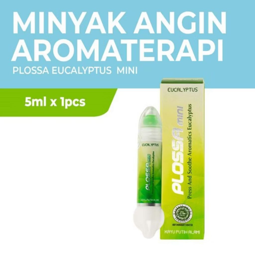 Plossa Mini Eucalyptus 50ml / Minyak Angin Aromaterapi