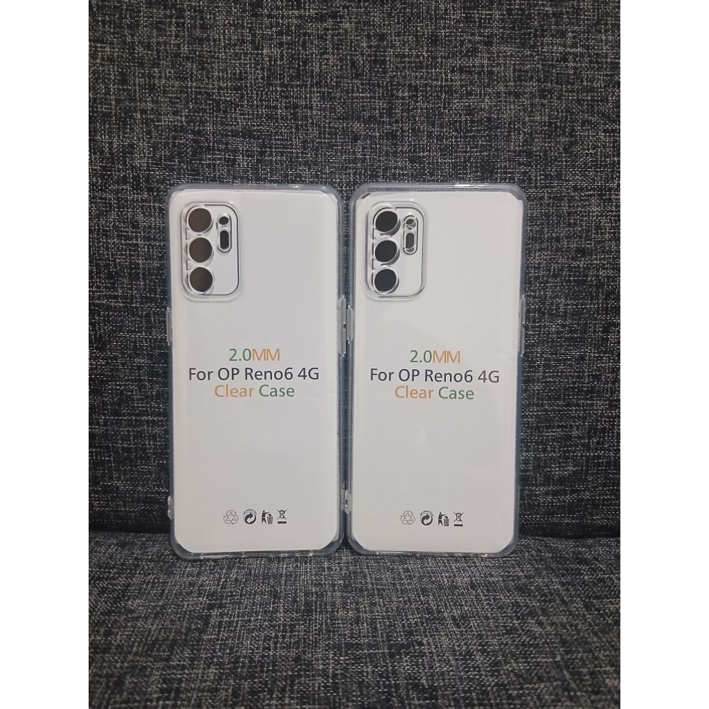 Soft Clear Case Untuk Oppo Reno 6 4G