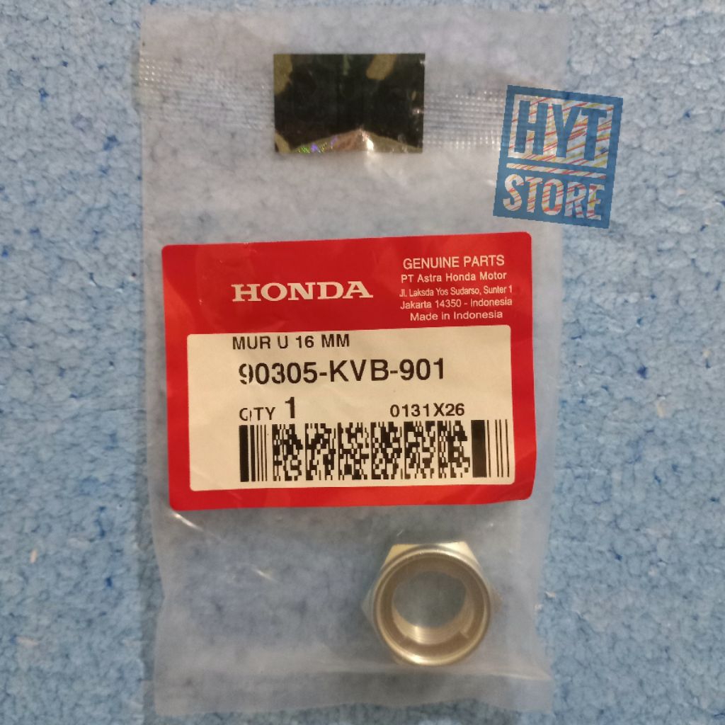 Mur Nut U 16MM Mur As Roda Belakang ADV Beat Genio PCX Scoopy Spacy Stylo Vario 110 125 150 160 Tech