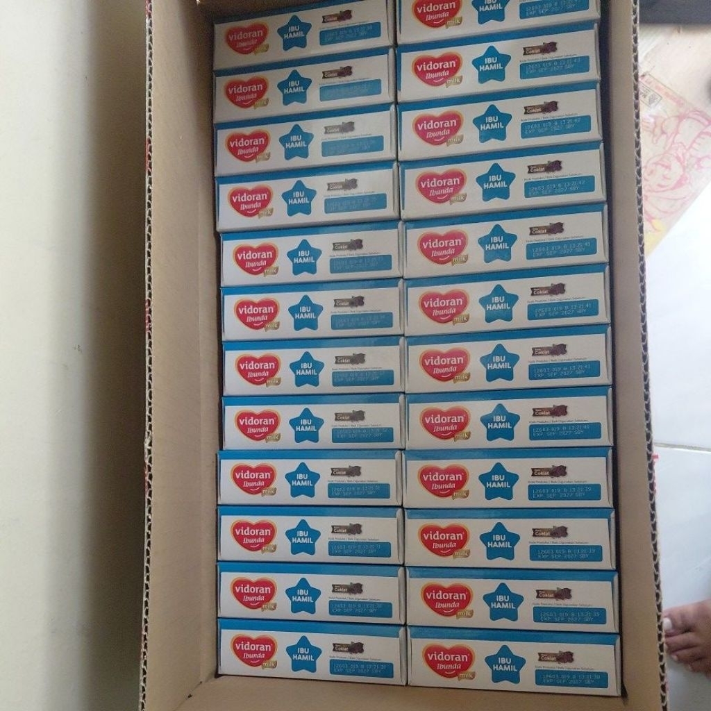 SUSU UNTUK IBU HAMIL VIDORAN DAN VITONAL 125GR (KARTON)