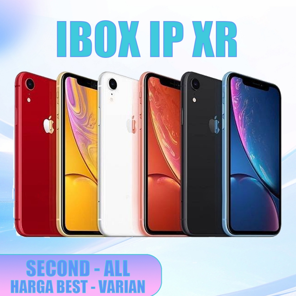 IBOX SECOND IP XR 128GB/64GB GOOD CONDITIONS FULLSET MULUS SECOND HAND NORMAL