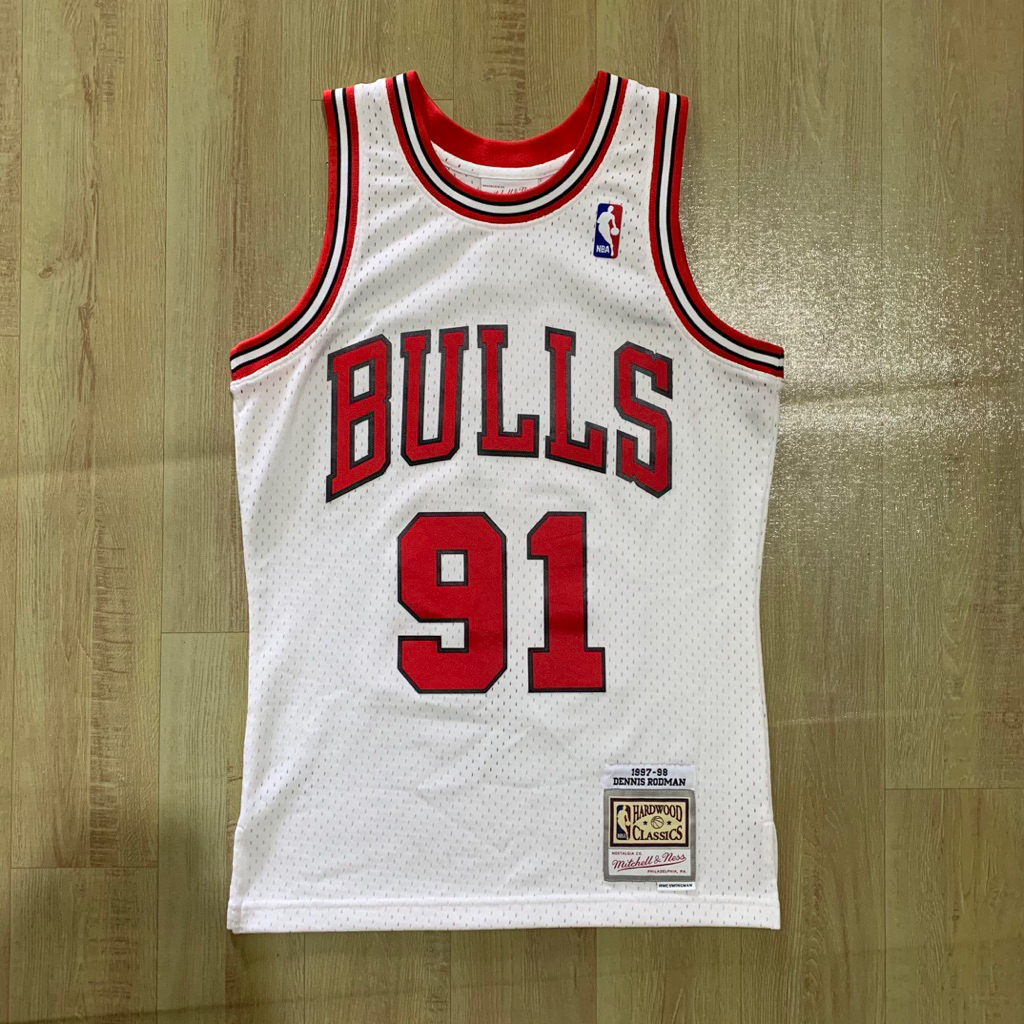 jersey basket bulls rodman mitchell&ness