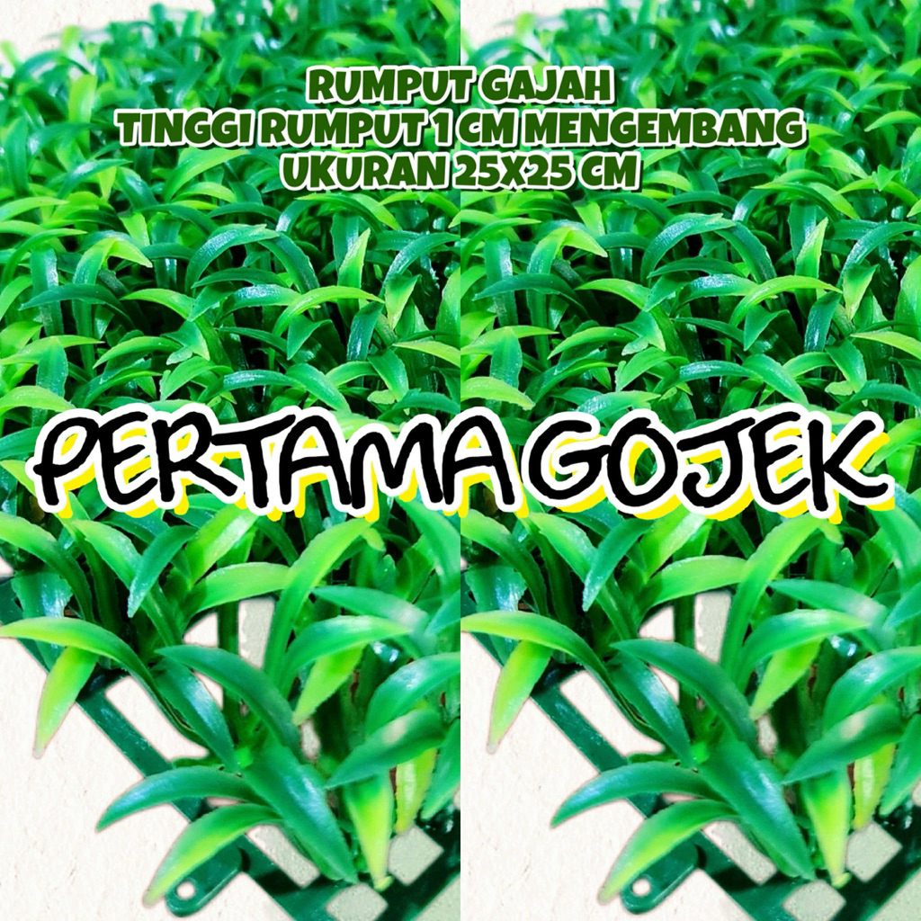 Rumput Hijau Plastik Ukuran 25X25 Cm Rumput Aquarium Rumput Dasar Aquarium Tanaman Aquarium Plastik 
