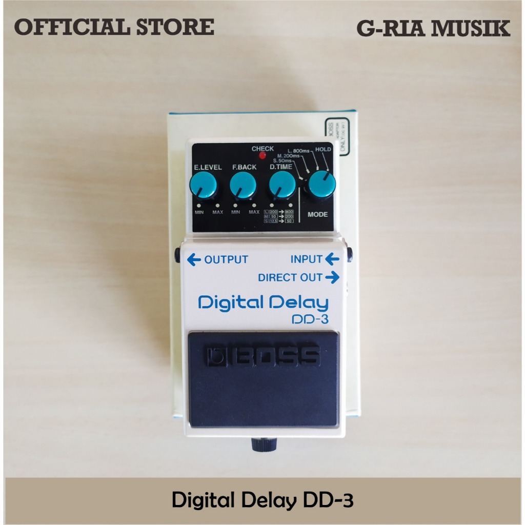 BOSS DD-3T Digital Delay Pedal Efek