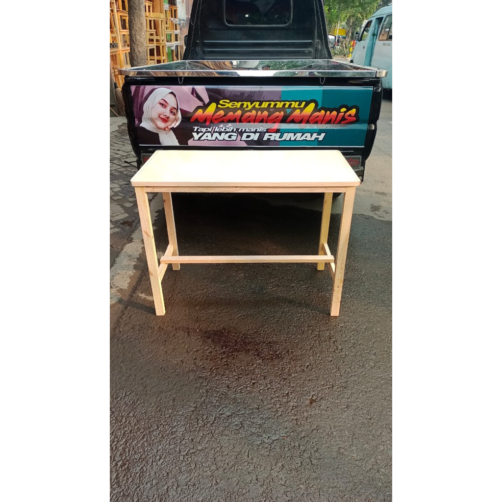 meja makan 80x40x75cm