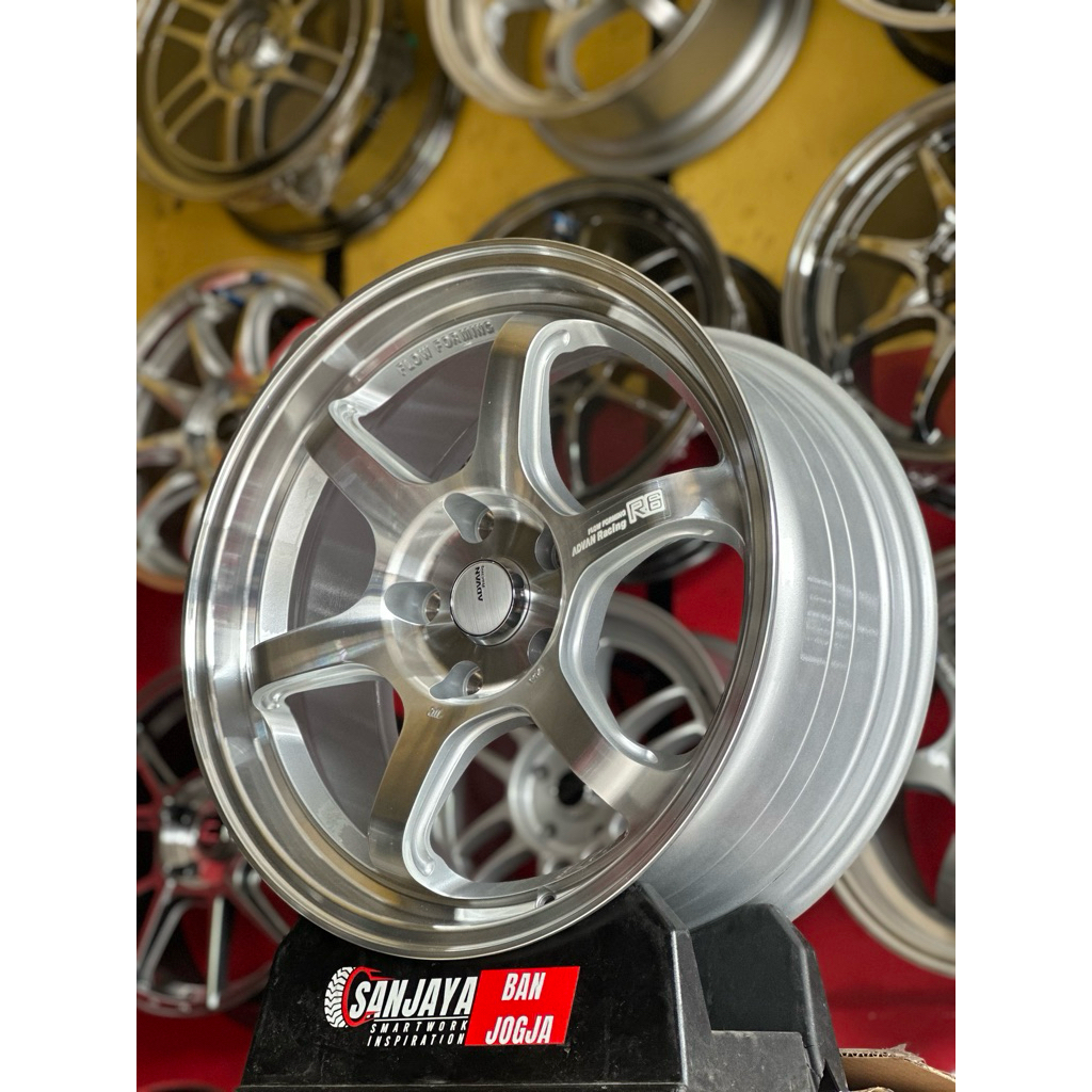 Velg Advan R6 full Polis R17 Kondisi Baru