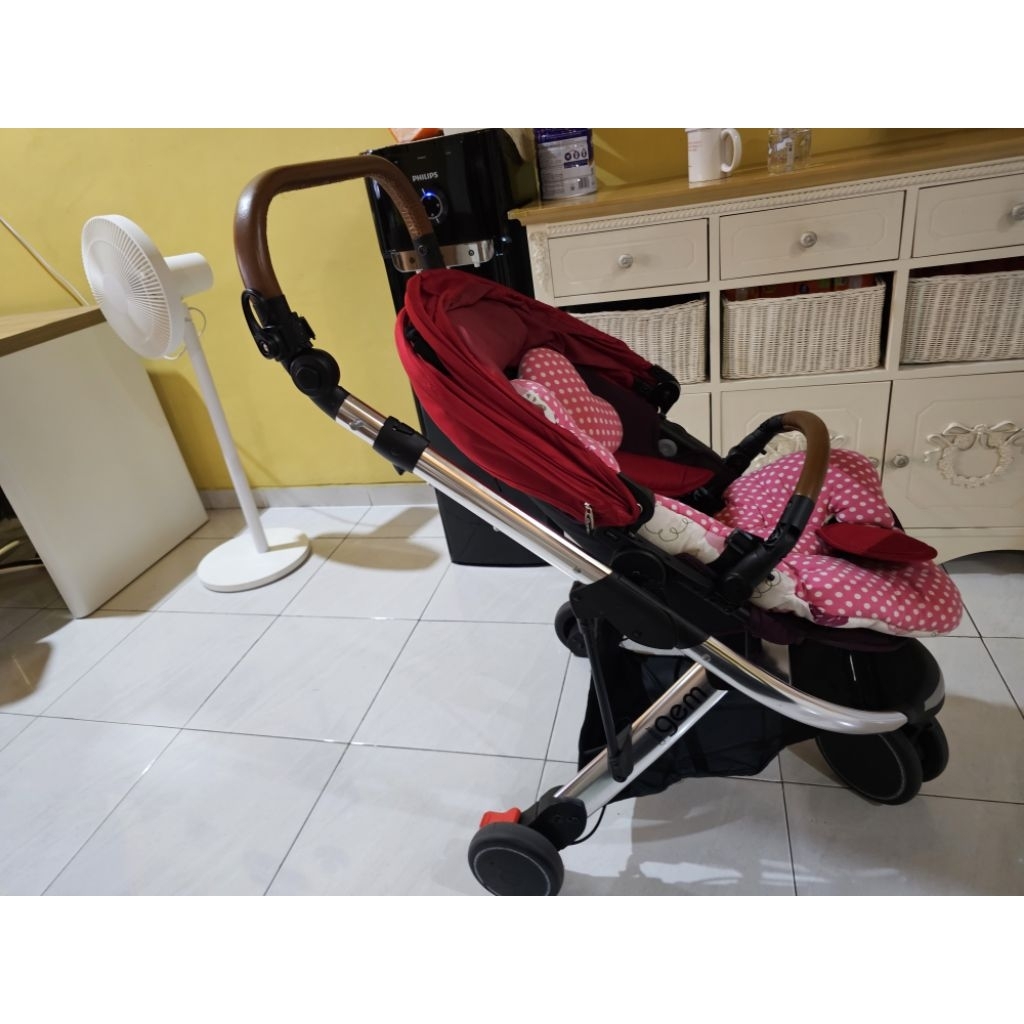 Stroller Oyster Gem merah Preloved