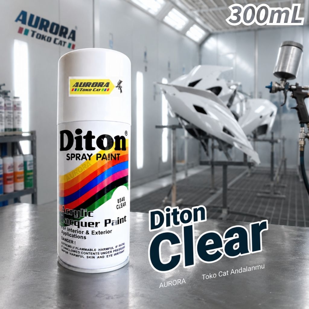 PERNIS ANTI GORES MENGKILAP DITON CLEAR 300ML