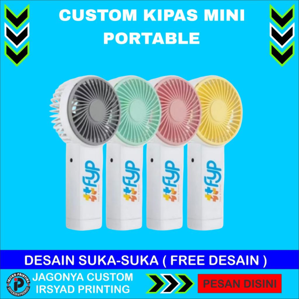 kipas mini portable / kipas genggam / kipas custom