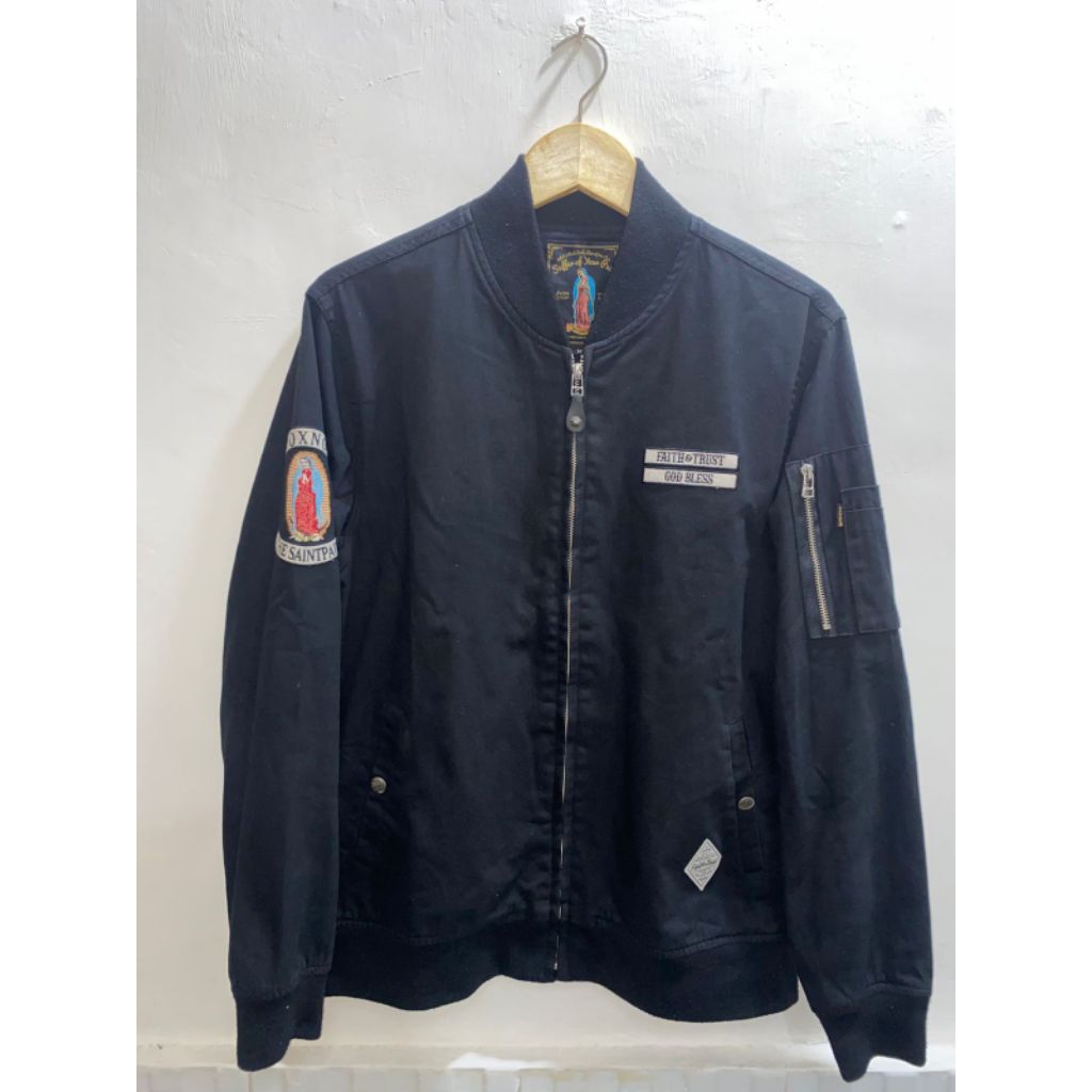 [RARE ITEM] Bomber Jacket The Saintpain "Suffer of Your Pain" - Leopard Lining