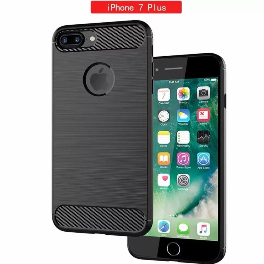 CASE IPHONE 7 PLUS / 8 PLUS / 7 / 8 / SE 2020 / SE 2 / SE 3 CASE CARBON ANTI SHOCKPROOF