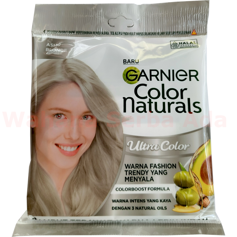 Pewarna rambut warna Alami Garnier Color Naturals Ultra Color Ash Blonde