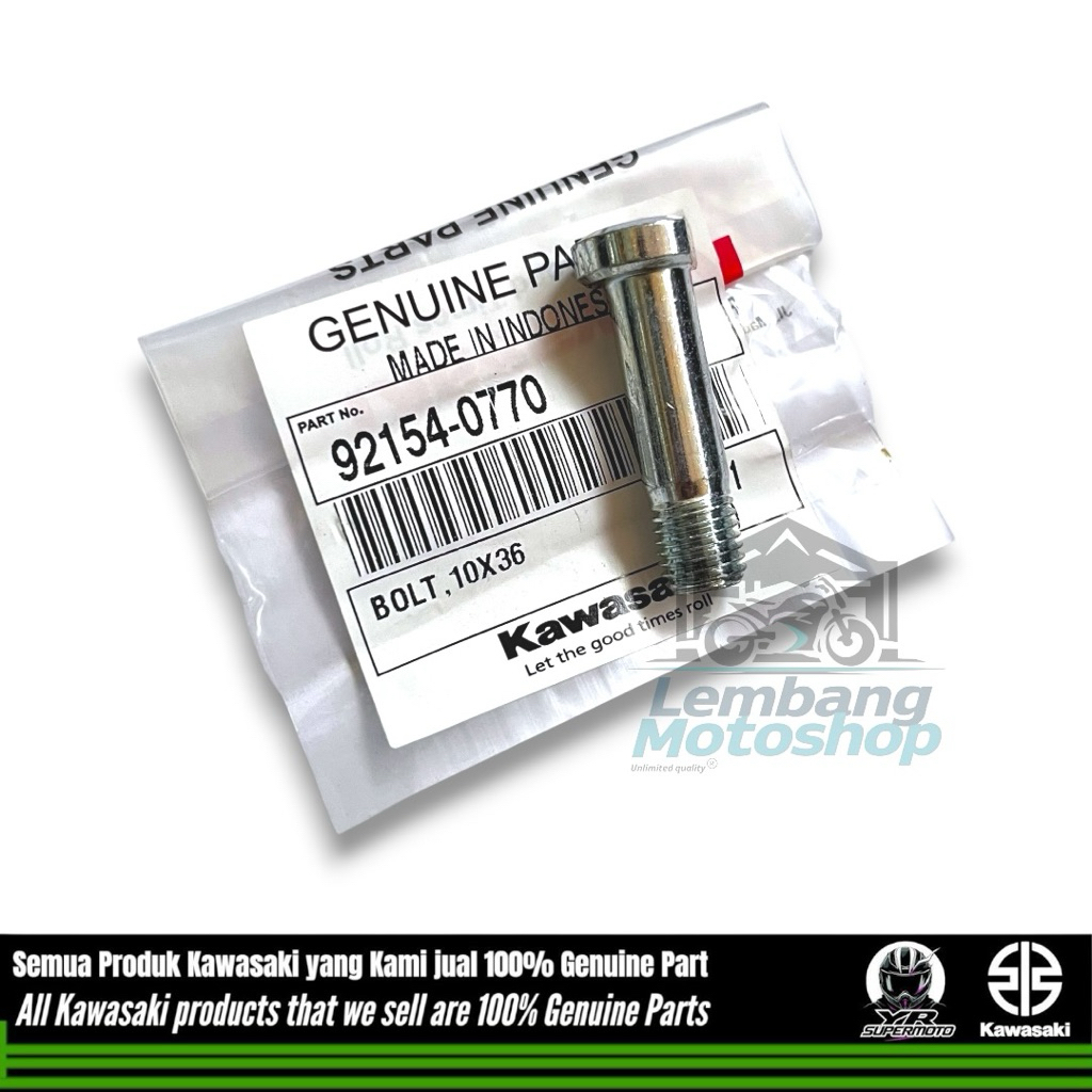 Baut Baud Screw Dudukan Nap Gear Gir Belakang Kaze R Biltz Blit R ZX130 ZX 130 Kawasaki 92154-0770