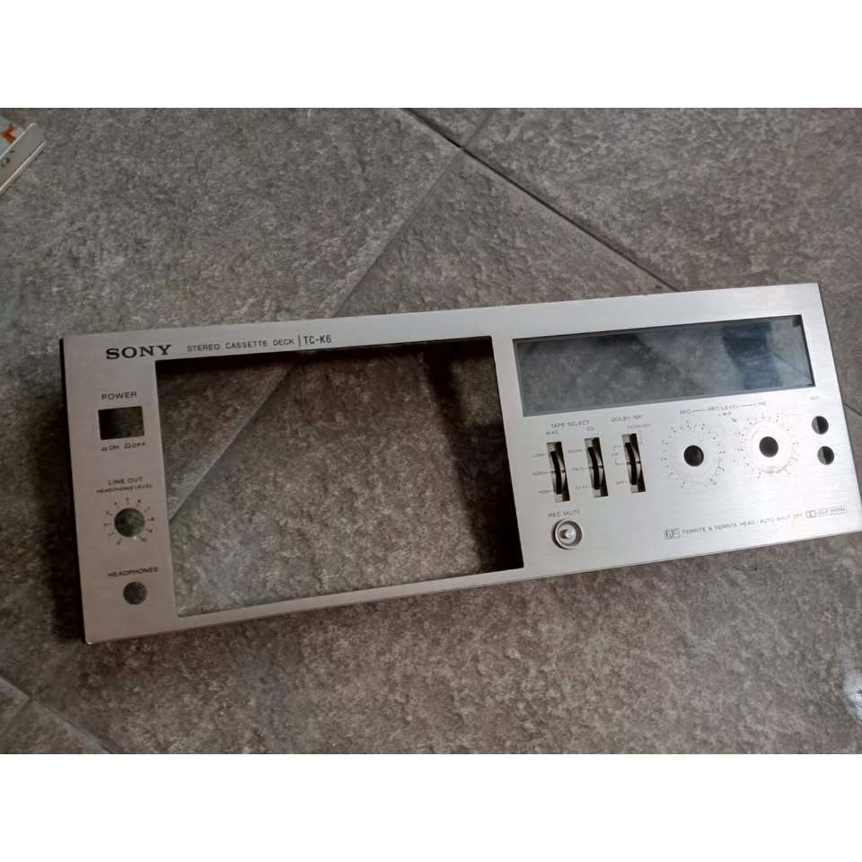 Panel Depan Tape Deck Sony TC-K6