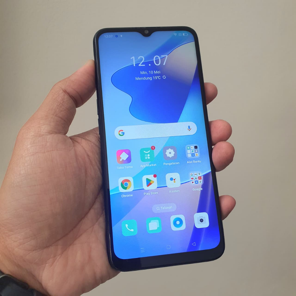 OPPO A16 Second HP Android 3/32GB Fingerprint 4G LTE Layar 6.52 Inci Siap Pakai