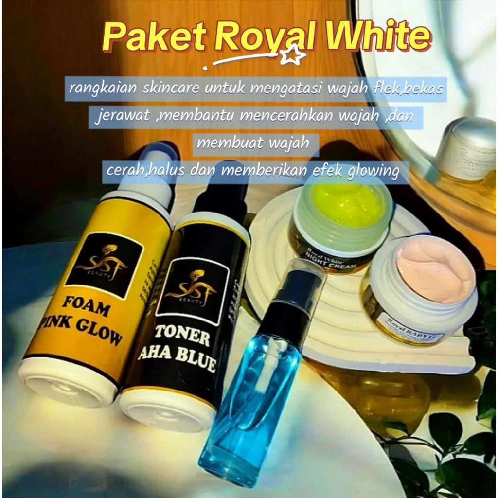 Paket SS BeautySkin Royal Whitening Dosis Tinggi Extra Pemutih Glowing