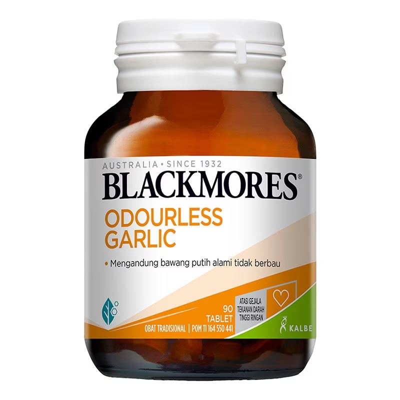 [themakeupguru] Blackmores Odourless Garlic 90's - Vitamin Membantu Meringankan Gejala Darah Tinggi