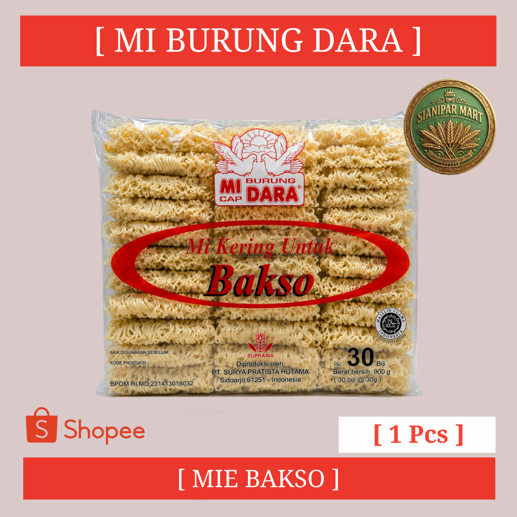 BURUNG DARA MIE BAKSO (30'S) PCK