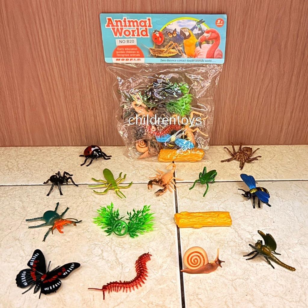 Mainan wild animal mini, Mainan animal mini, Mainan kebun binatang, Mainan binatang laut