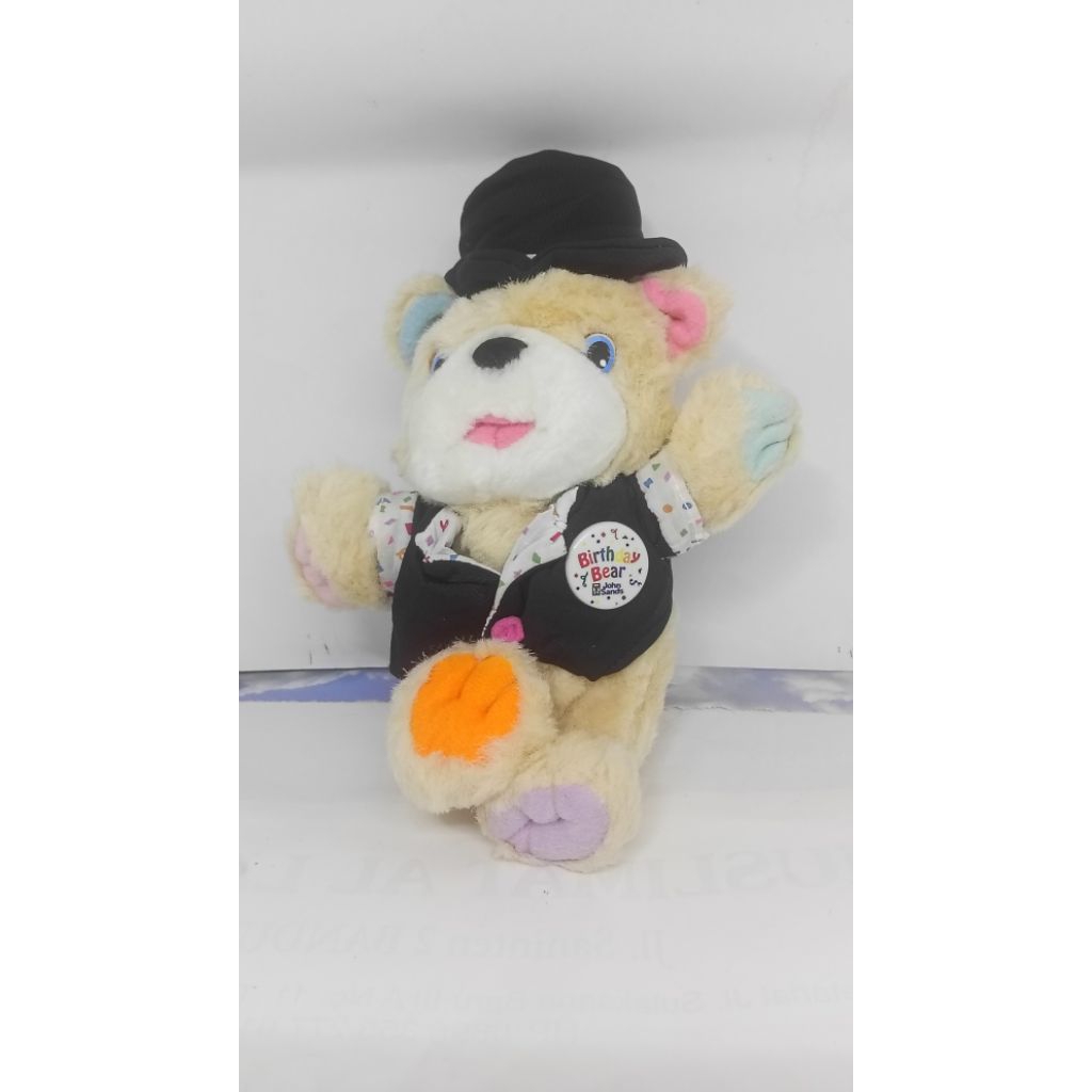 Boneka Teddy Vintage Birthday Bear