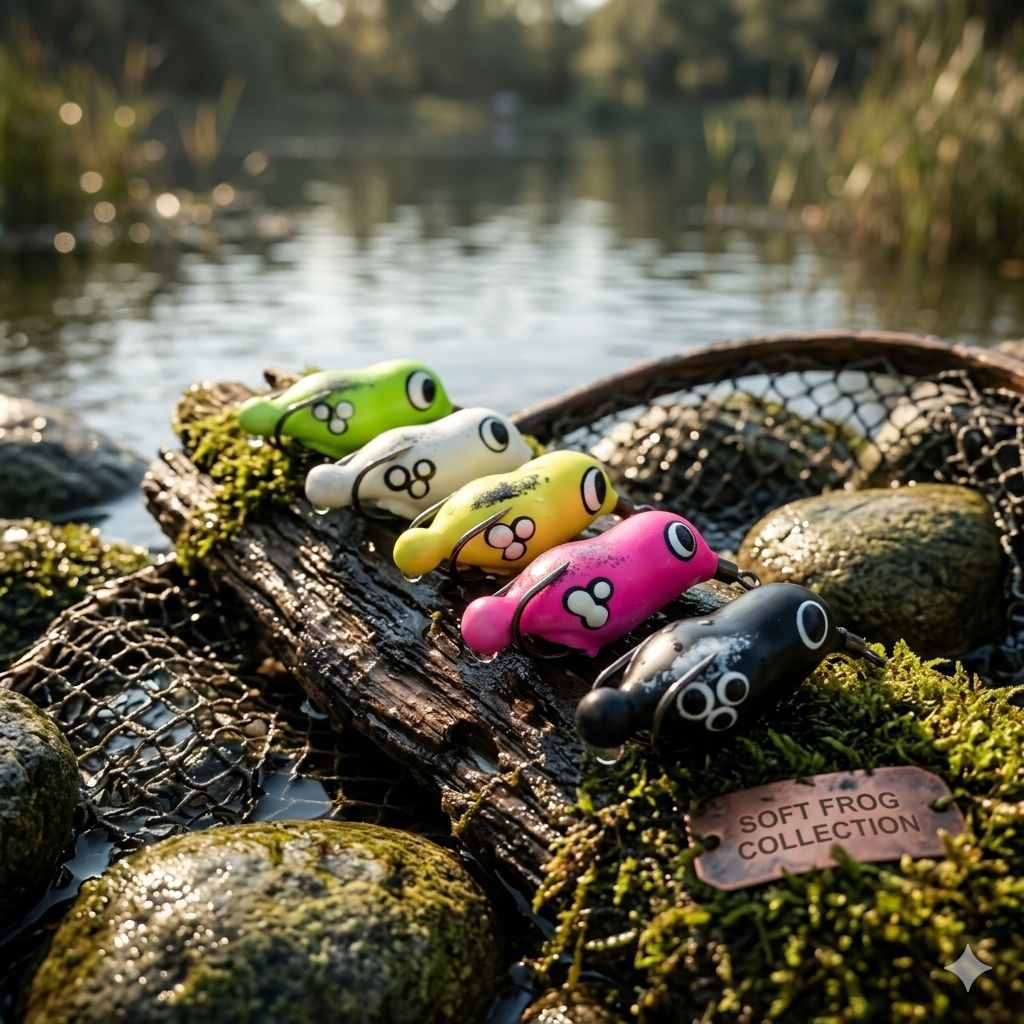 Umpan Casting Soft Frog Geol Mini 3cm Warna Cerah Karet Lembut Umpan Gabus Paling Gacor