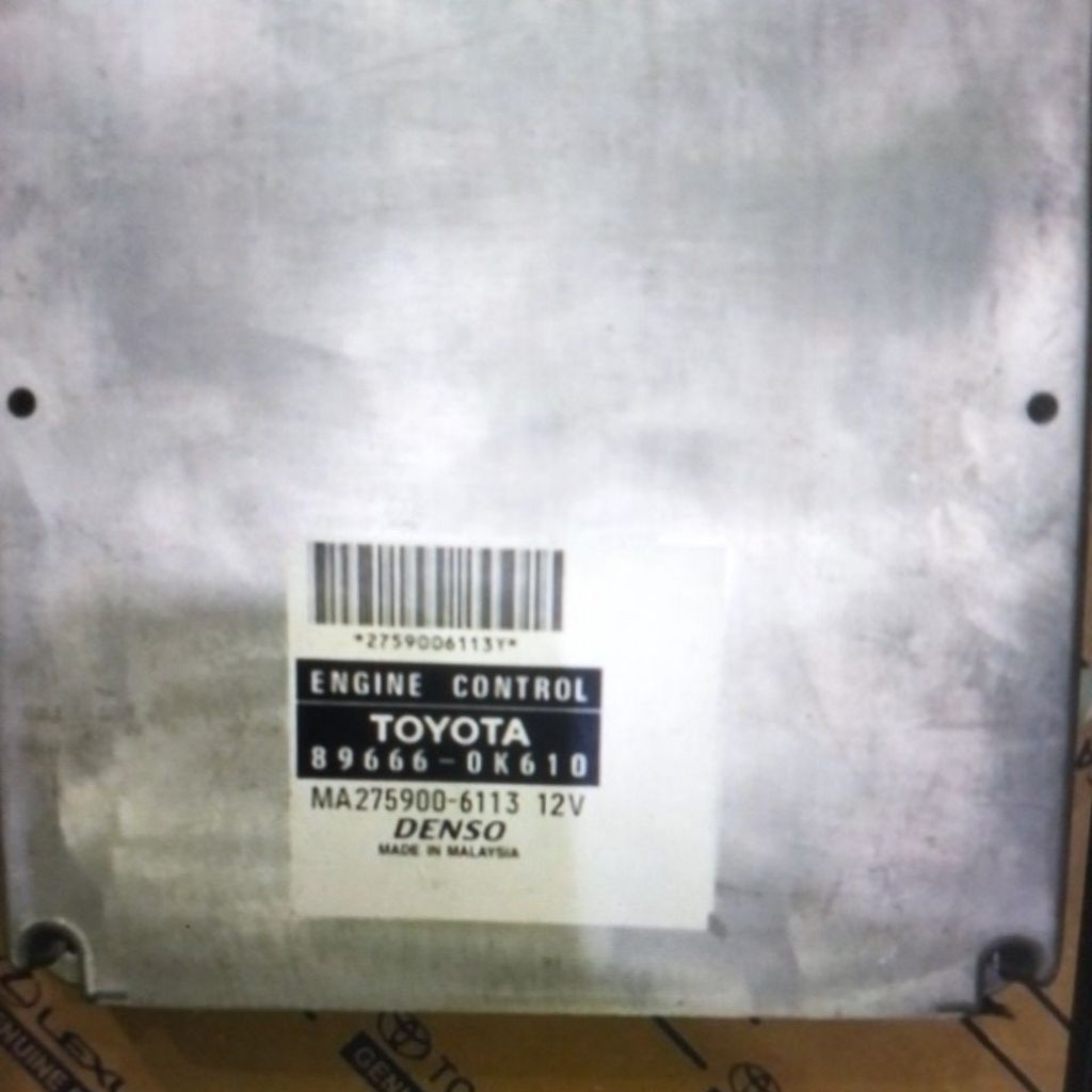 ECU COMPUTER ENGINE CONTROL FORTUNER HILUX DIESEL MATIC 89666-0K610